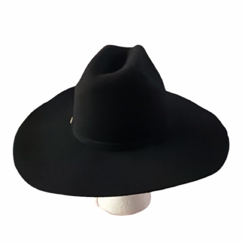 Ariat Youth Maverick Black Wool Cowboy Hat - Size Medium - Picture 7 of 7